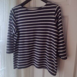 LLbean Mariner top size XL 3/4 sleeve